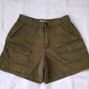 Tape Measure Olive Green Cargo Shorts